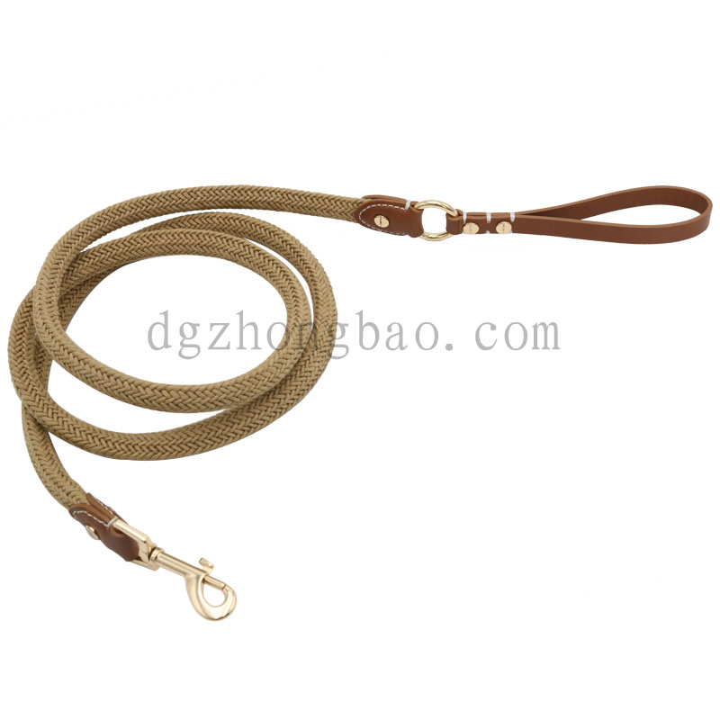 Braided hemp rope pet  leash