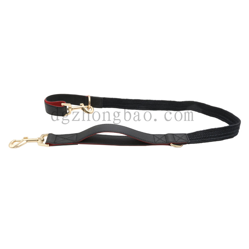 Stretch rope with leather traction rope