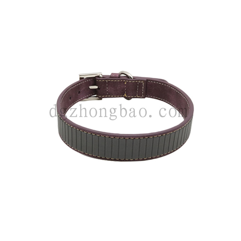 Pearl Powder PU Leather Pet Collar