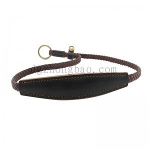 Braided Leather Pet Leash